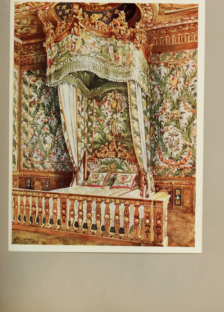 An illustration from The book of decorative furniture, its form, colour and history, 1910, leaf 316