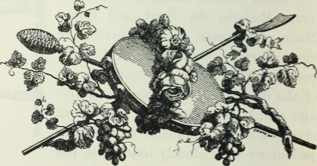 An illustration from The book of decorative furniture, its form, colour and history, 1910, leaf 319