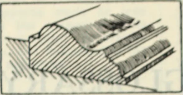 An illustration from The book of decorative furniture, its form, colour and history, 1910, leaf 509