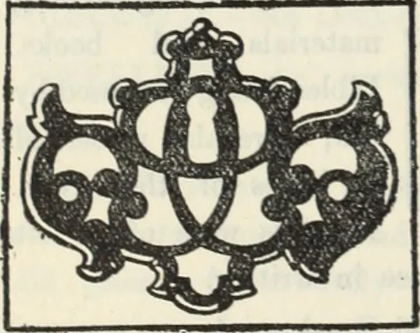 An illustration from The book of decorative furniture, its form, colour and history, 1910, leaf 511