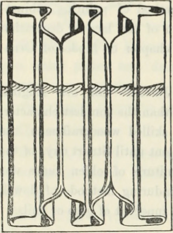 An illustration from The book of decorative furniture, its form, colour and history, 1910, leaf 513