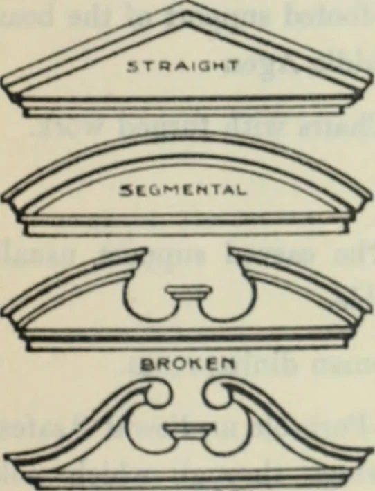 An illustration from The book of decorative furniture, its form, colour and history, 1910, leaf 514