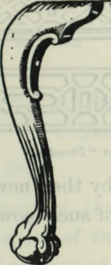 An illustration from The book of decorative furniture, its form, colour and history, 1910, leaf 70