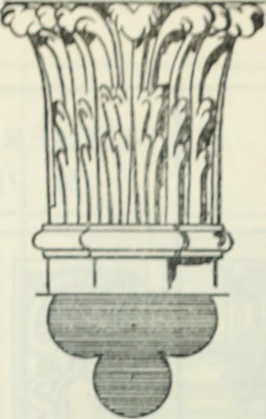 An illustration from The book of decorative furniture, its form, colour and history, 1910, leaf 89