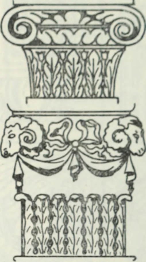 An illustration from The book of decorative furniture, its form, colour and history, 1910, leaf 89