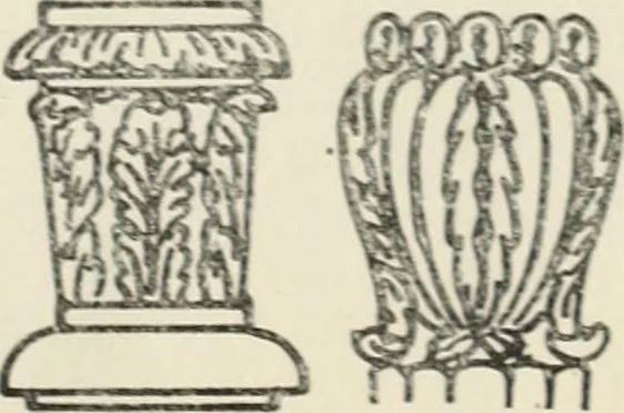 An illustration from The book of decorative furniture, its form, colour and history, 1910, leaf 89