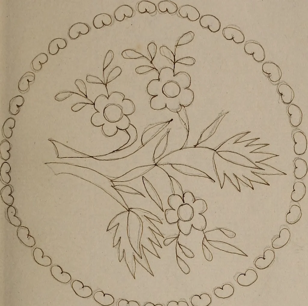 An illustration from [Book of designs, 1824, leaf 122