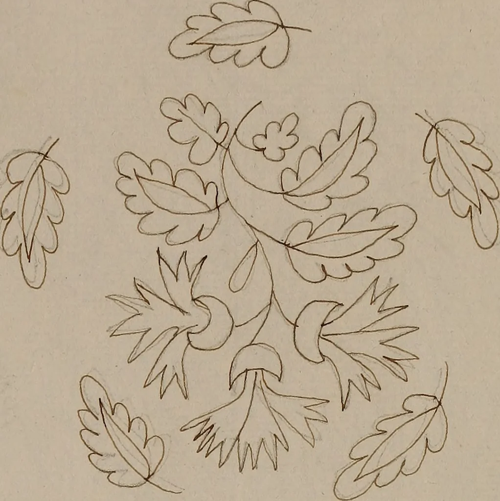 An illustration from [Book of designs, 1824, leaf 122