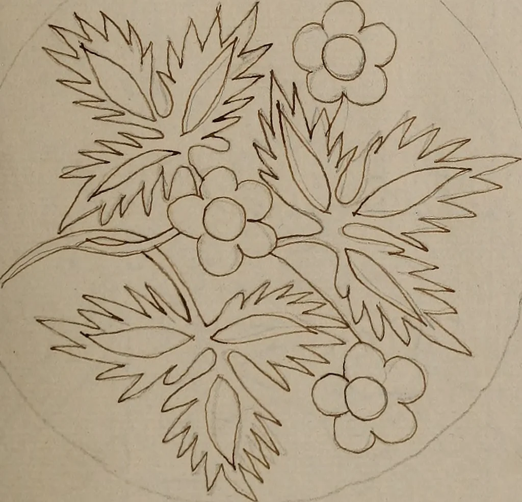 An illustration from [Book of designs, 1824, leaf 122