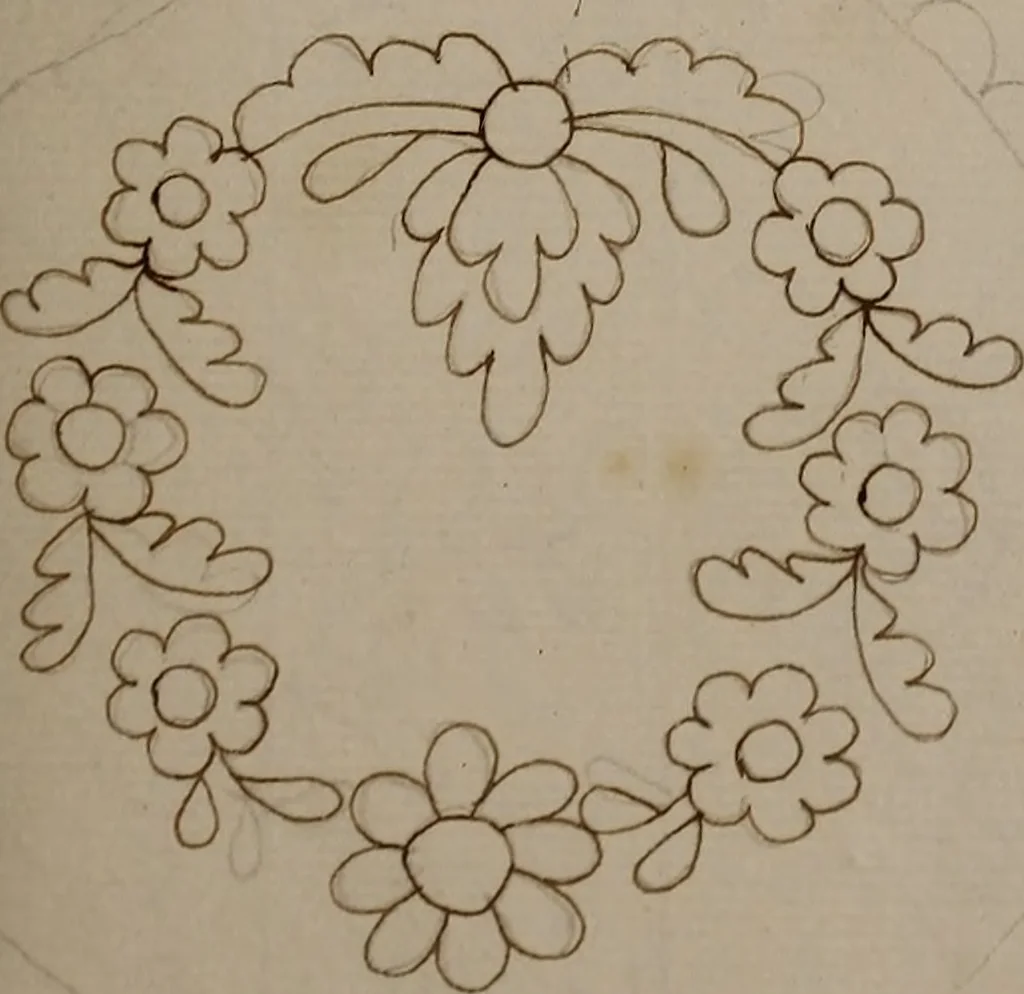 An illustration from [Book of designs, 1824, leaf 122