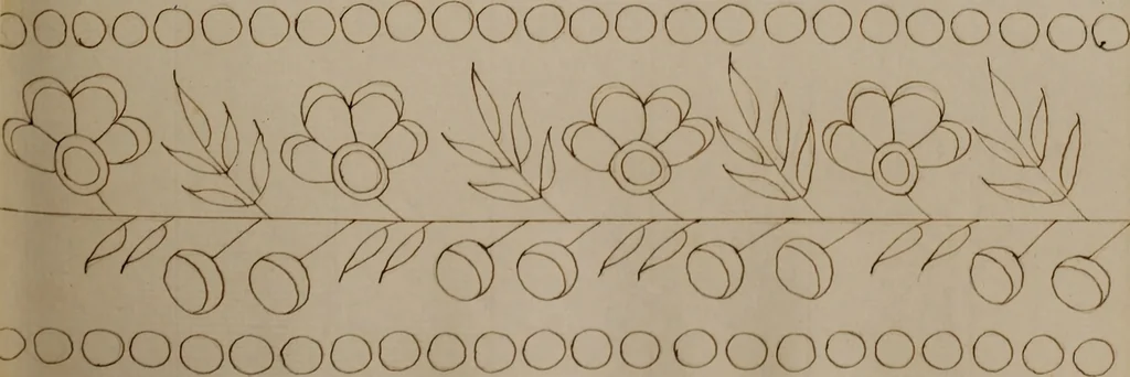 An illustration from [Book of designs, 1824, leaf 128