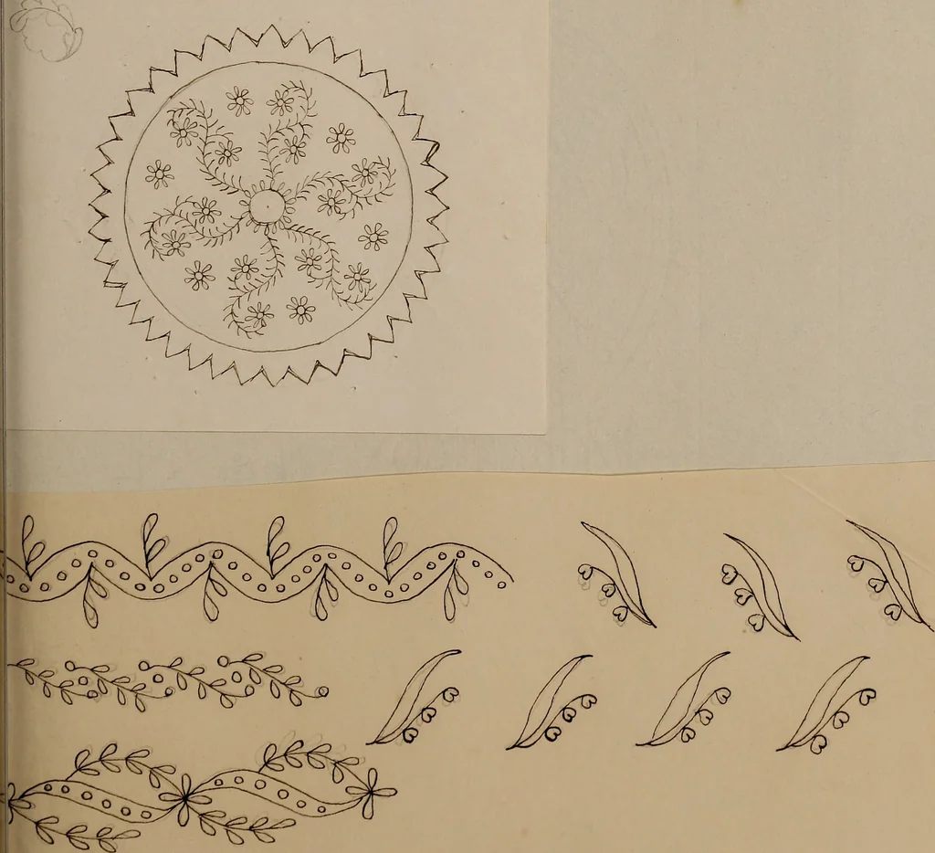 An illustration from [Book of designs, 1824, leaf 138