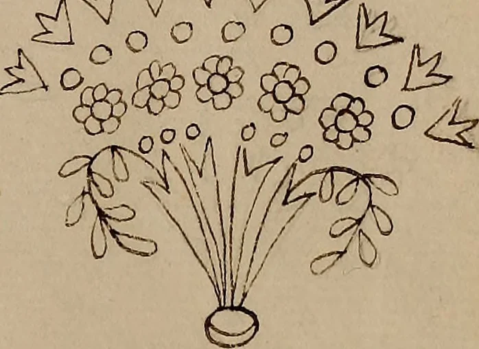 An illustration from [Book of designs, 1824, leaf 36