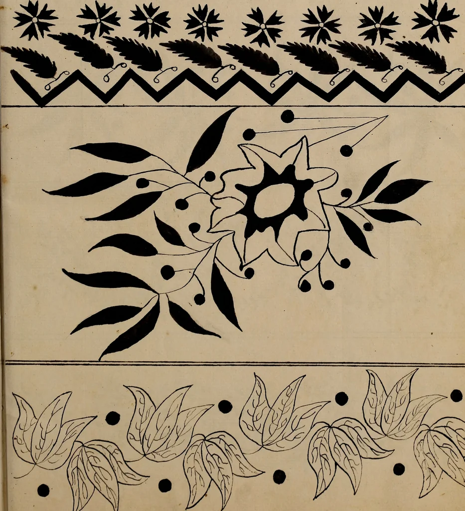 An illustration from [Book of designs, 1824, leaf 6