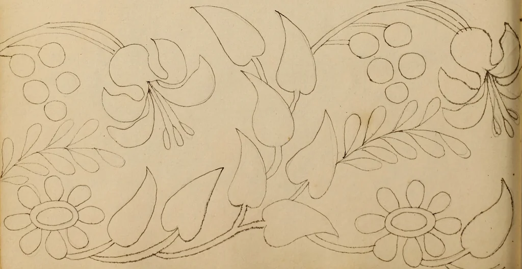 An illustration from [Book of designs, 1824, leaf 65