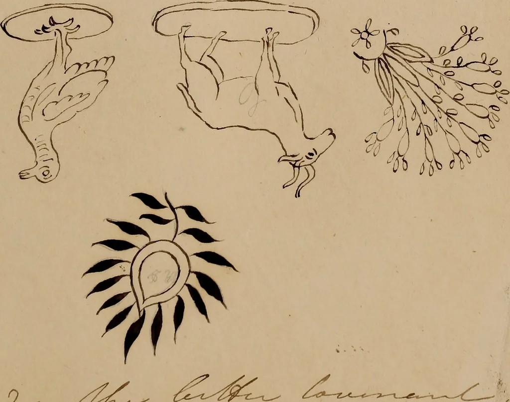 An illustration from [Book of designs, 1824, leaf 92