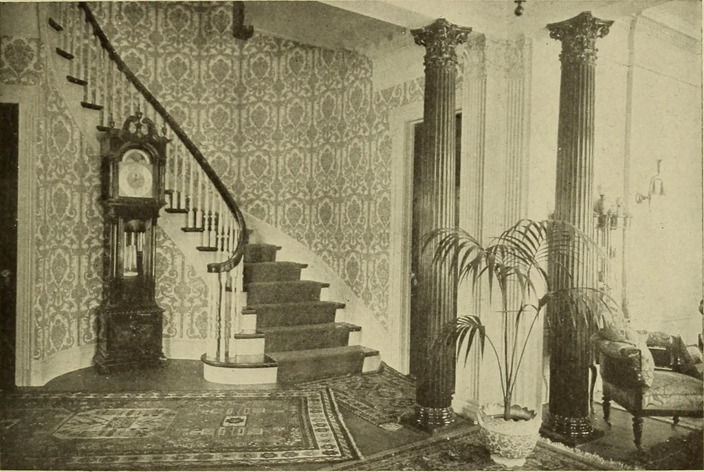 An illustration from A book of distinctive interiors;, 1912, leaf 114