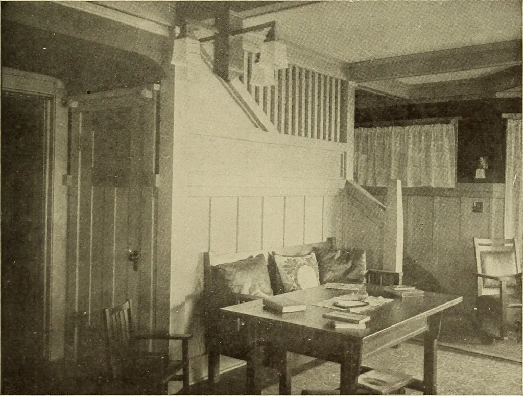 An illustration from A book of distinctive interiors;, 1912, leaf 114
