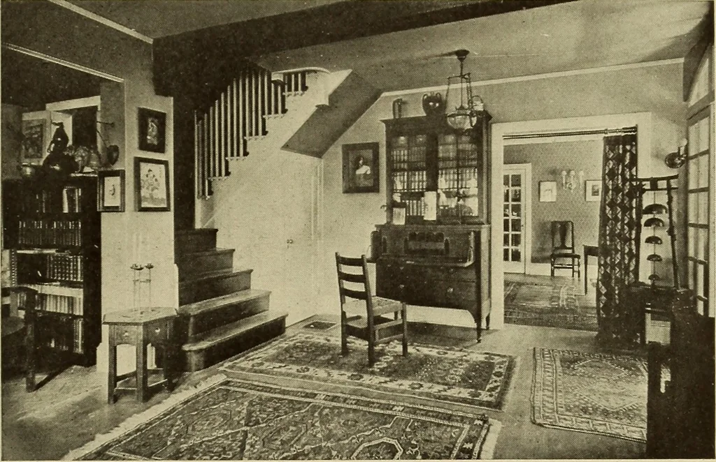 An illustration from A book of distinctive interiors;, 1912, leaf 116
