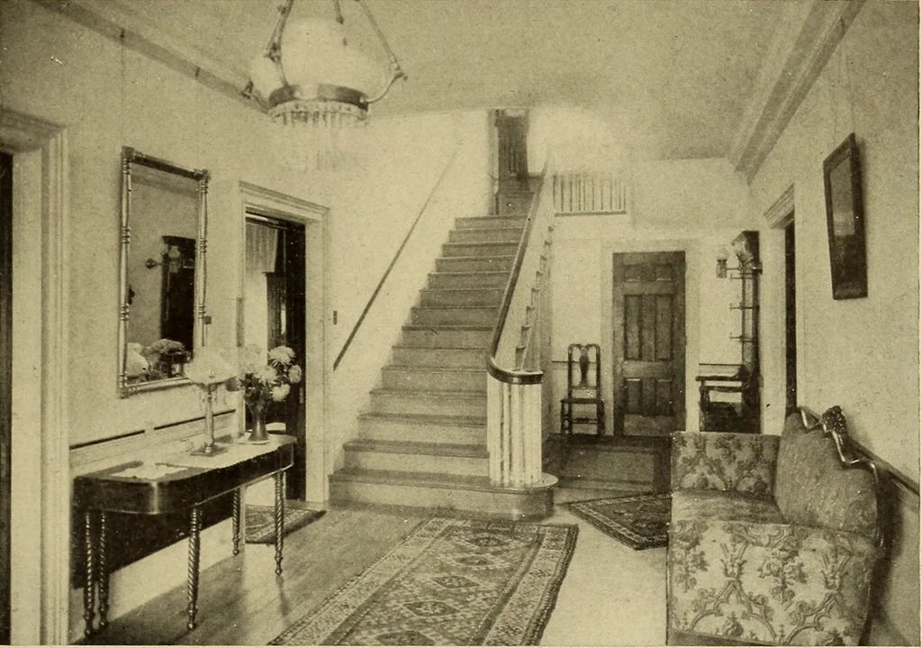 An illustration from A book of distinctive interiors;, 1912, leaf 120