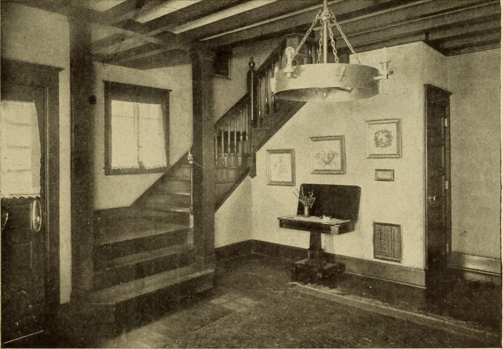 An illustration from A book of distinctive interiors;, 1912, leaf 120
