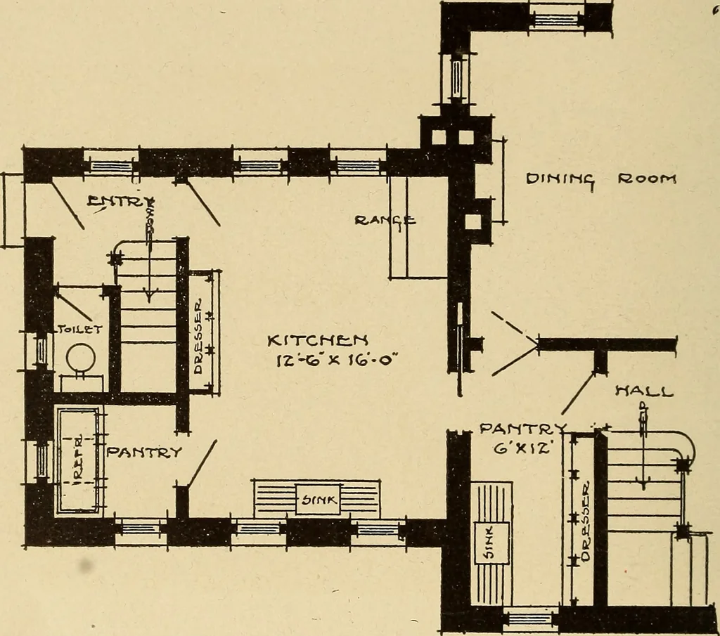 An illustration from A book of distinctive interiors;, 1912, leaf 127