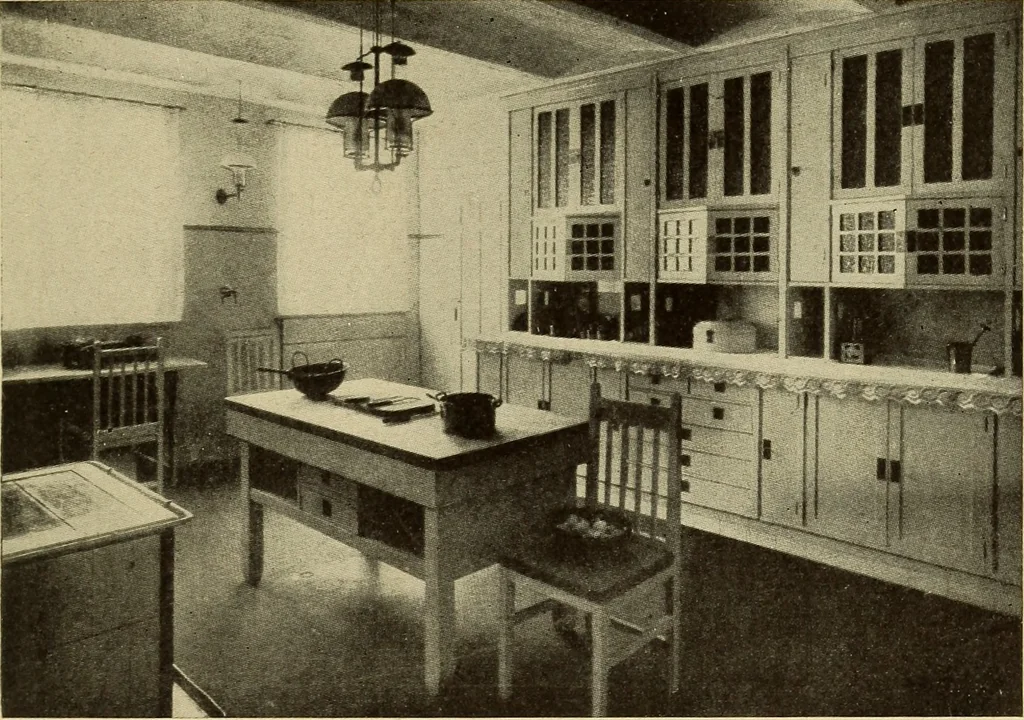 An illustration from A book of distinctive interiors;, 1912, leaf 128