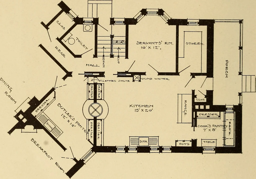 An illustration from A book of distinctive interiors;, 1912, leaf 129
