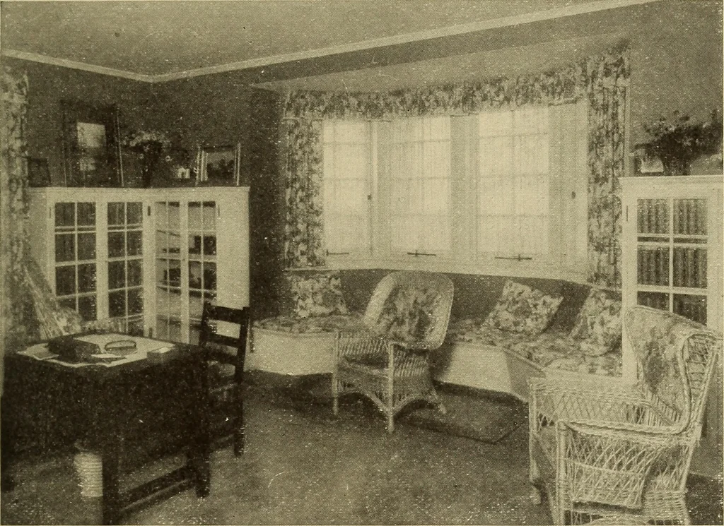 An illustration from A book of distinctive interiors;, 1912, leaf 14