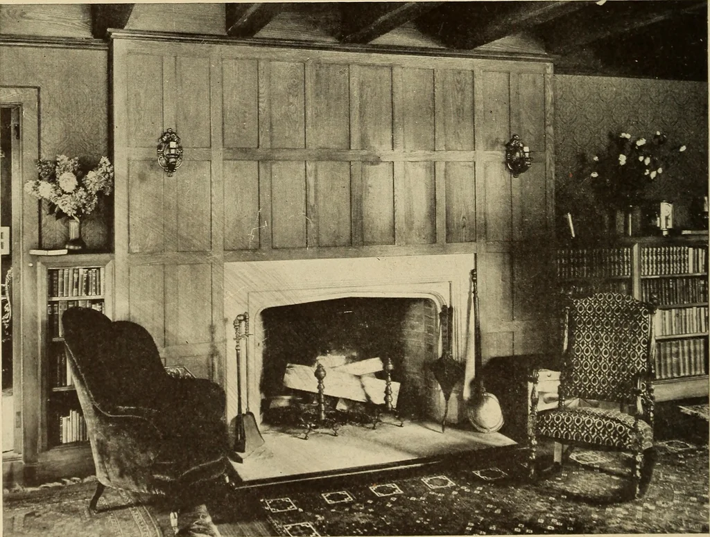 An illustration from A book of distinctive interiors;, 1912, leaf 19