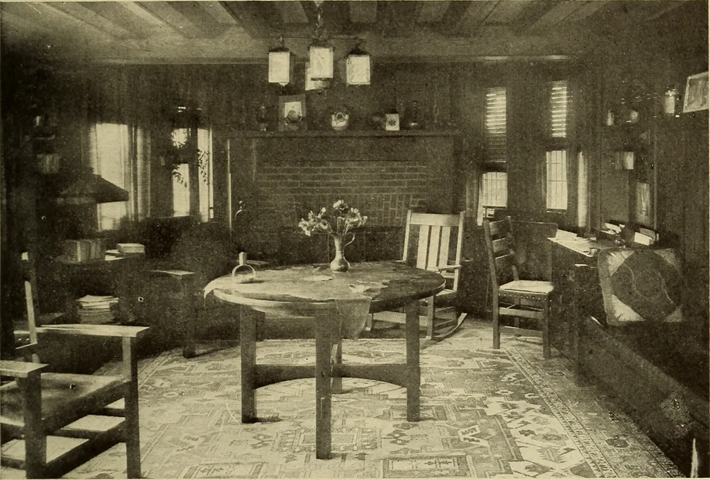 An illustration from A book of distinctive interiors;, 1912, leaf 20