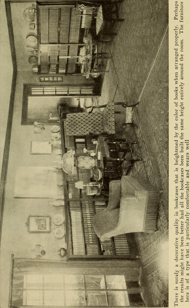 An illustration from A book of distinctive interiors;, 1912, leaf 28