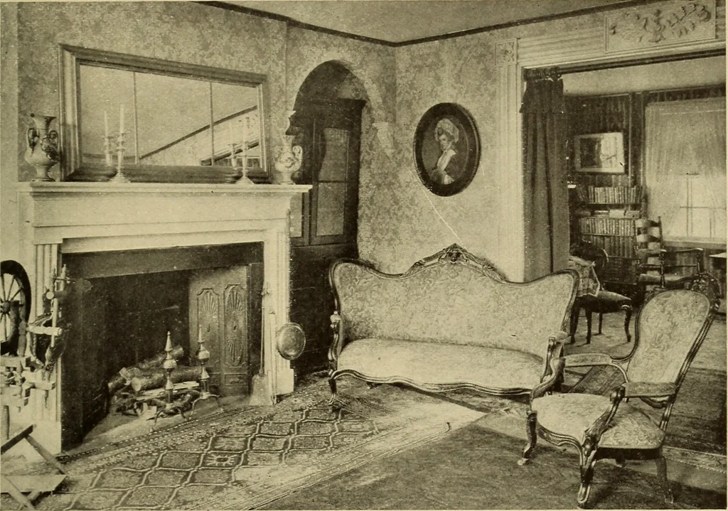 An illustration from A book of distinctive interiors;, 1912, leaf 34