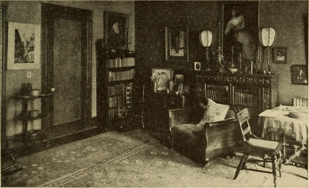 An illustration from A book of distinctive interiors;, 1912, leaf 34