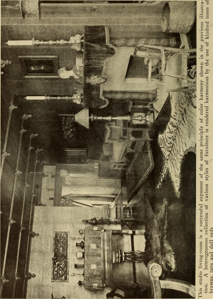 An illustration from A book of distinctive interiors;, 1912, leaf 35