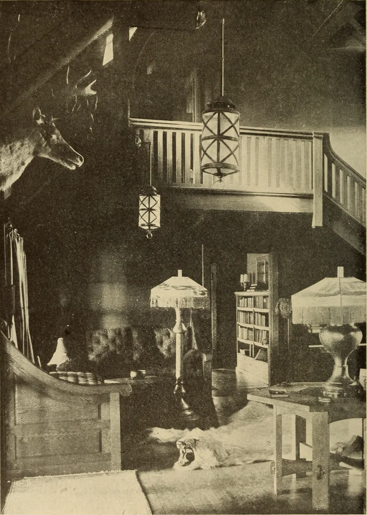 An illustration from A book of distinctive interiors;, 1912, leaf 37