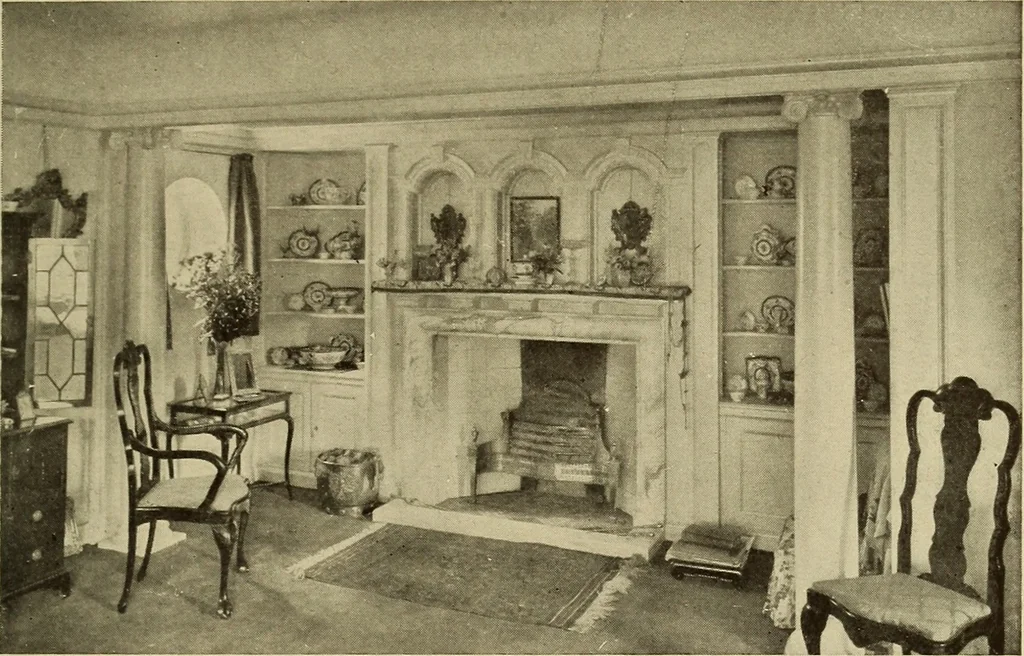 An illustration from A book of distinctive interiors;, 1912, leaf 38