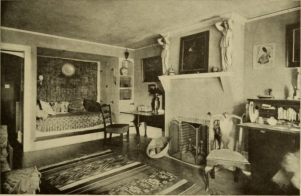 An illustration from A book of distinctive interiors;, 1912, leaf 40