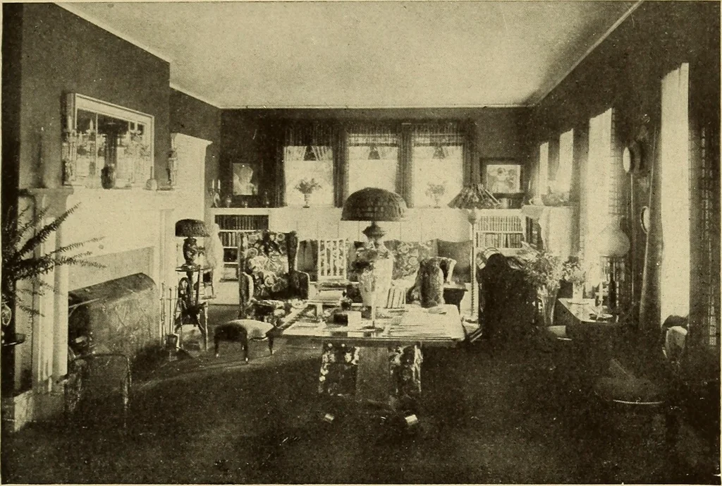 An illustration from A book of distinctive interiors;, 1912, leaf 42