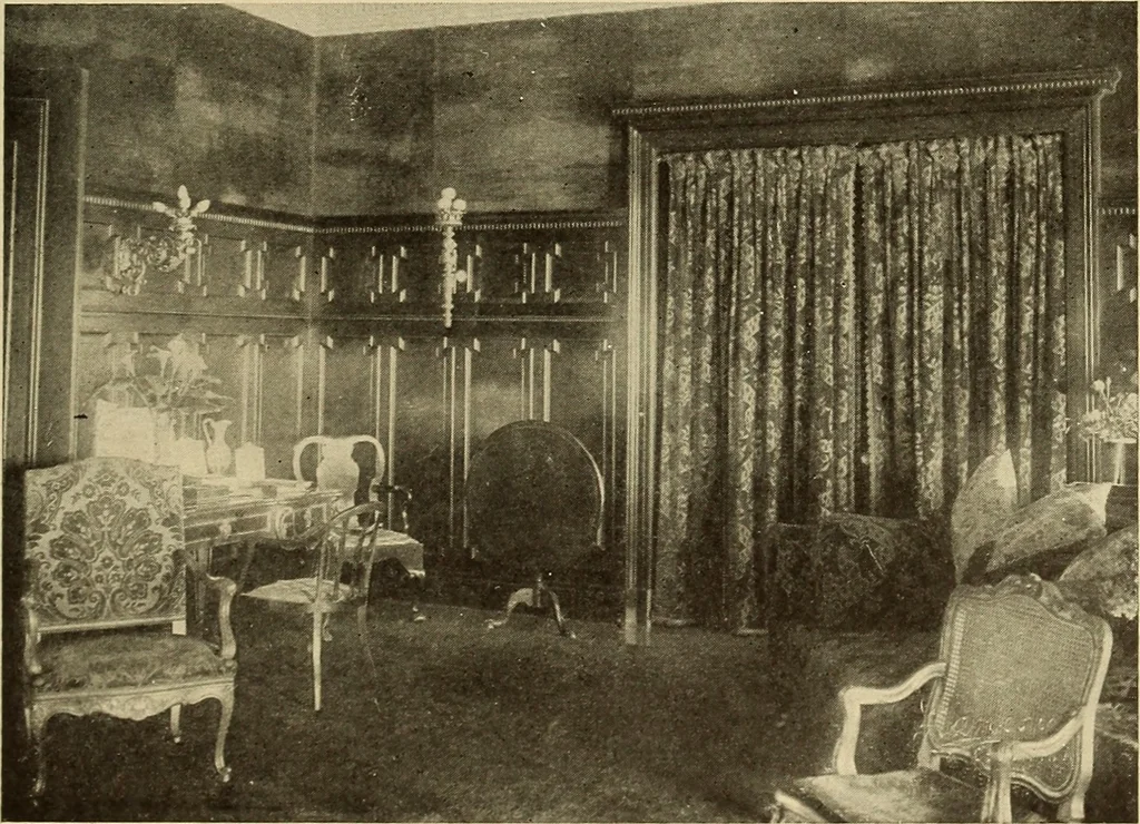 An illustration from A book of distinctive interiors;, 1912, leaf 42