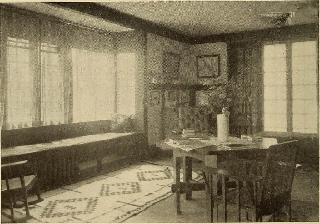 An illustration from A book of distinctive interiors;, 1912, leaf 43
