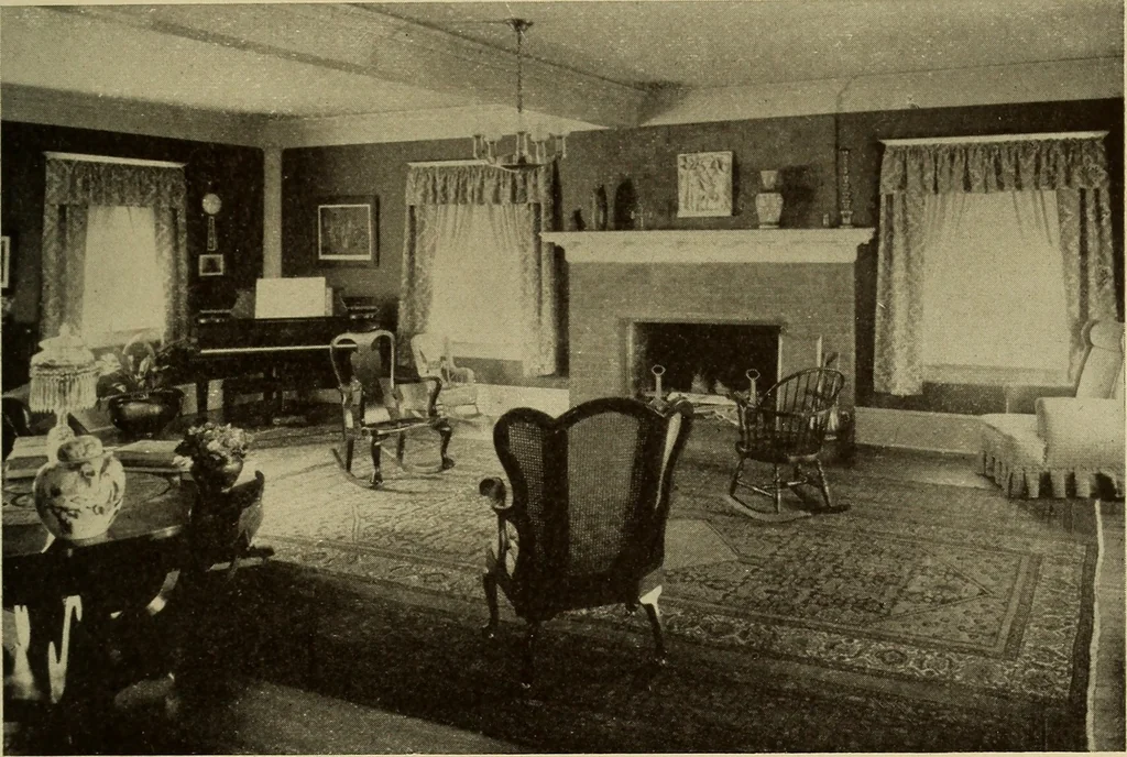 An illustration from A book of distinctive interiors;, 1912, leaf 44