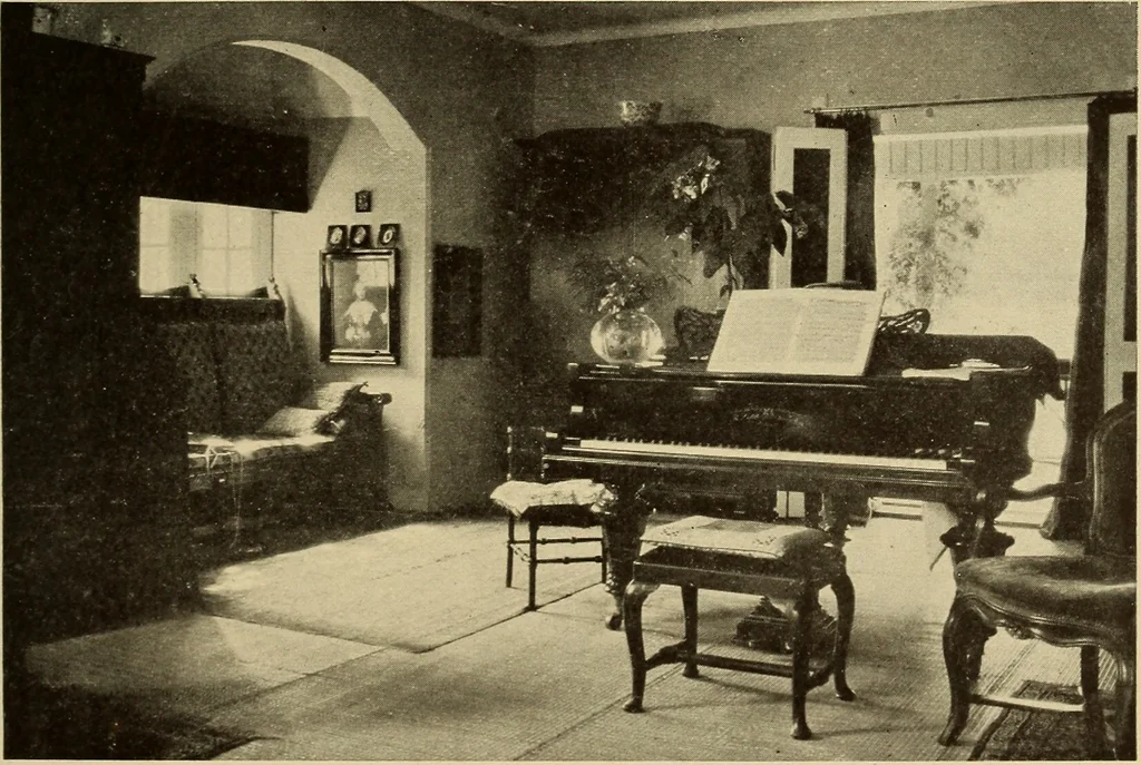 An illustration from A book of distinctive interiors;, 1912, leaf 44