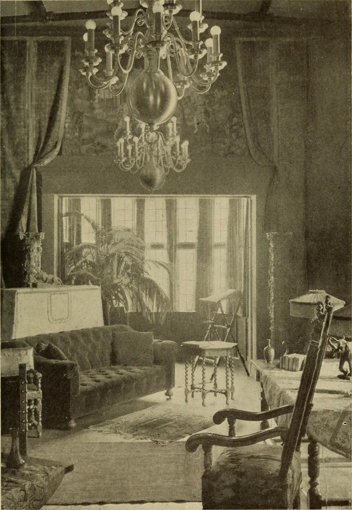 An illustration from A book of distinctive interiors;, 1912, leaf 46