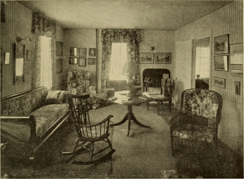 An illustration from A book of distinctive interiors;, 1912, leaf 48
