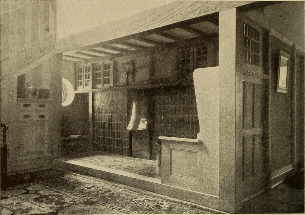 An illustration from A book of distinctive interiors;, 1912, leaf 49