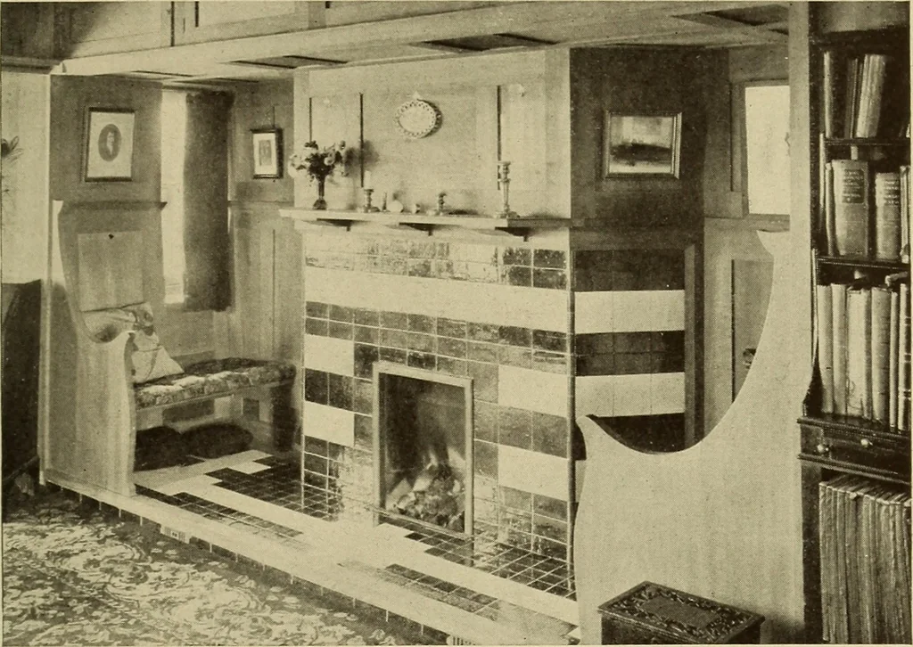 An illustration from A book of distinctive interiors;, 1912, leaf 50