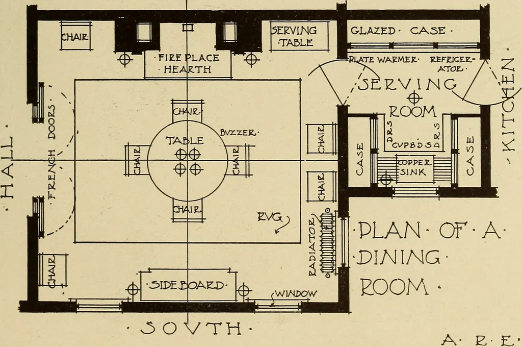 An illustration from A book of distinctive interiors;, 1912, leaf 52