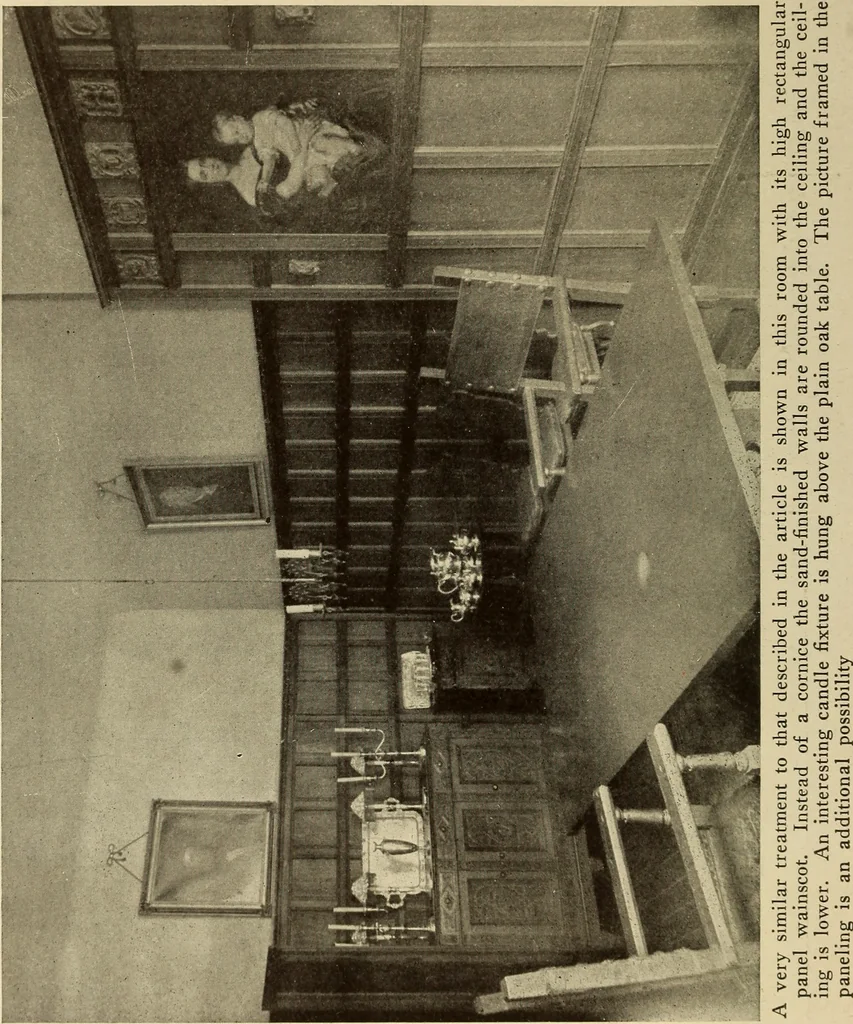 An illustration from A book of distinctive interiors;, 1912, leaf 53