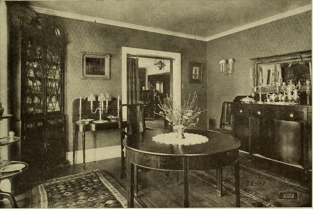 An illustration from A book of distinctive interiors;, 1912, leaf 56